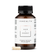 JSHEALTH Hair + Energy Formula 60 Capsules